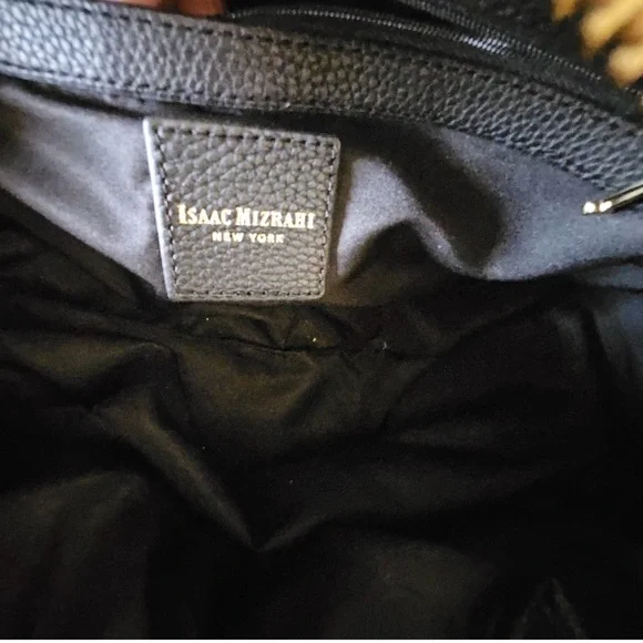 ISAAC MIZRAHI - Beautiful Straw And Leathet bag. - Picture 9 of 15